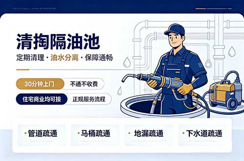安庆清掏隔油池